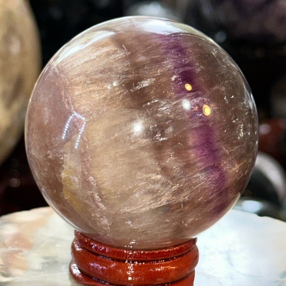 🎄SALE🎄Rainbow Fluorite Crystal Ball! - Picture 3 of 7